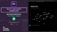 Multi Line Chart , Motion Graphics , After Effects