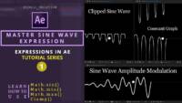 Sine Waves , after effects tutorials , motions graphics , after effect expression
