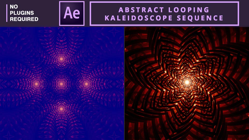 Looping Kaleidoscope Sequence , Abstract Looping Kaleidoscope Sequence ,Abstract Kaleidoscope , Kaleidoscope Visuals , After Effects Tutorials , Motion Graphics Tutorials